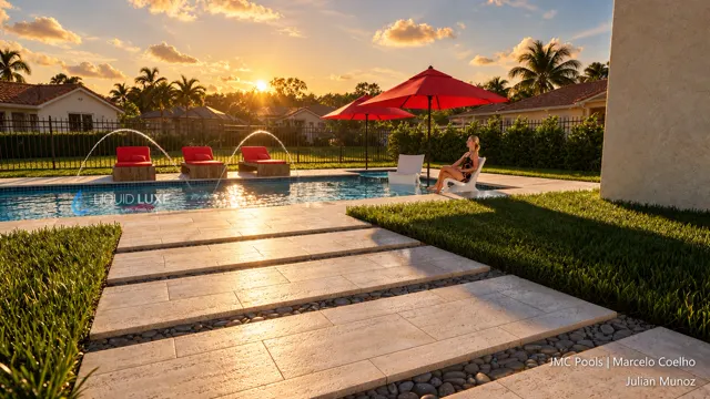 3D render of the Munoz pool, view 11 (ground level)